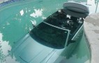 2003 Mustang Takes Swim In Homeowners Pool