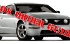 2008 Mustang & Shelby GT500 Order Guides Released