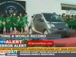 19 teenage girls squeeze into Smart Fortwo 