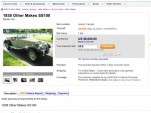 1938 S100 Replica Electric Car 