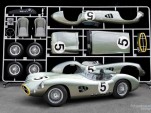 1959 Aston Martin DBR1 scale model - Image courtesy Evanta Motor Company