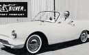 1959 Pioneer electric car prototype, with Nic-L-Silver Battery president Geroge Lippincott at wheel