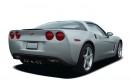 2005 Chevrolet Corvette 2-door Coupe Angular Rear Exterior View