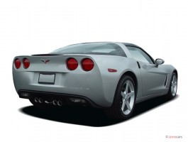 2005 Chevrolet Corvette 2-door Coupe Angular Rear Exterior View