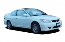 2005 Honda Civic Coupe 2005 Honda Civic Coupe EX AT SE Angular Front Exterior View