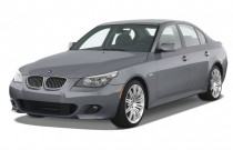 2008 BMW 5-Series 2008 BMW 5-Series 4-door Sedan 550i RWD Angular Front Exterior View