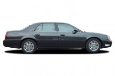 2003 Cadillac DeVille 4-door Sedan DTS Side Exterior View