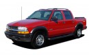 2004 Chevrolet S-10 Crew Cab 123" WB 4WD LS Angular Front Exterior View