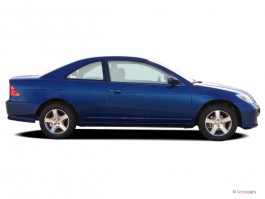 2004 Honda Civic 2-door Coupe EX Auto Side Exterior View