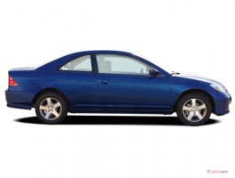 2004 Honda Civic 2-door Coupe EX Auto Side Exterior View