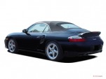 2004 Porsche 911 Carrera 2-door Turbo Cabriolet 6-Spd Manual Angular Rear Exterior View