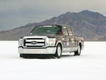 2011 Ford F-250 SuperDuty pickup truck Land Speed Record contender, Bonneville Salt Flats, Utah