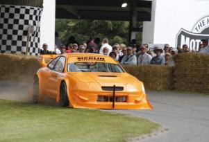 Jonny Milner drives WRC Toyota Celica at Goodwood, 2011