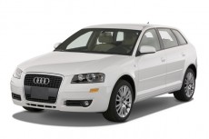 2007 Audi A3 4-door HB Auto DSG FrontTrak Angular Front Exterior View
