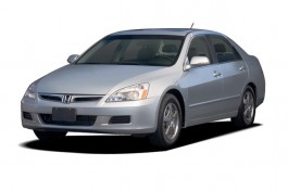 2007 Honda Accord Hybrid 4-door Sedan Angular Front Exterior View