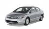 2007 Honda Civic Hybrid 4-door Sedan Angular Front Exterior View
