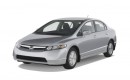 2007 Honda Civic Hybrid 4-door Sedan Angular Front Exterior View