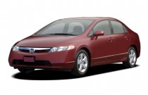 2007 Honda Civic 2007 Honda Civic Sedan 4-door AT EX Angular Front Exterior View
