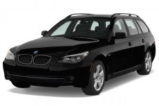 2008 BMW 5-Series 4-door Sports Wagon 535xiT AWD Angular Front Exterior View