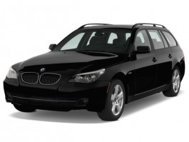 2008 BMW 5-Series 4-door Sports Wagon 535xiT AWD Angular Front Exterior View