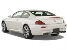 2008 BMW 6-Series 2-door Coupe M6 Angular Rear Exterior View