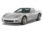 2008 Chevrolet Corvette 2-door Coupe Angular Front Exterior View