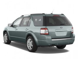 2008 Ford Taurus X 4-door Wagon Limited AWD Angular Rear Exterior View