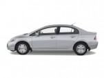 2008 Honda Civic Hybrid 4-door Sedan Side Exterior View