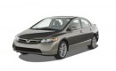 2008 Honda Civic Sedan 4-door Man Si w/Summer Tires Angular Front Exterior View