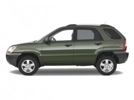 2008 Kia Sportage 2WD 4-door I4 Auto LX Side Exterior View