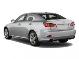 2008 Lexus IS 250 4-door Sport Sedan Man RWD Angular Rear Exterior View