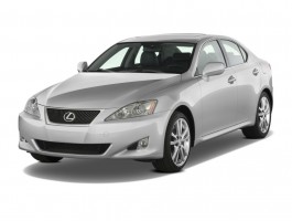 2008 Lexus IS 350 4-door Sport Sedan Auto Angular Front Exterior View