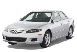 2008 Mazda MAZDA6 4-door Sedan Man i Sport Angular Front Exterior View