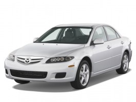 2008 Mazda MAZDA6 4-door Sedan Man i Sport Angular Front Exterior View
