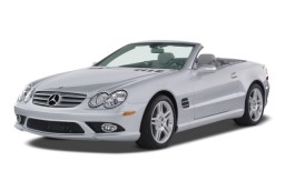 2008 Mercedes-Benz SL Class 2-door Roadster 5.5L V8 Angular Front Exterior View