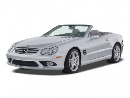 2008 Mercedes-Benz SL Class 2-door Roadster 5.5L V8 Angular Front Exterior View