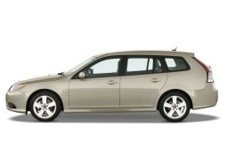 2008 Saab 9-3 4-door Wagon SportiCombi Side Exterior View