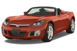 2008 Saturn Sky 2-door Convertible Red Line Angular Front Exterior View