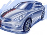 2008 SEMA Infiniti EX preview sketch