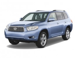 2008 Toyota Highlander 4WD 4-door Limited (Natl) Angular Front Exterior View
