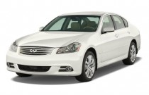 2009 INFINITI M45 2009 Infiniti M45 4-door Sedan RWD Angular Front Exterior View