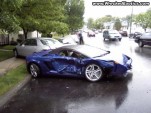 2009 Lamborghini Gallardo LP560-4 Spyder crash