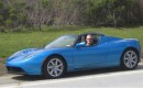 2009 Tesla Roadster, Skyline Boulevard, San Mateo, CA