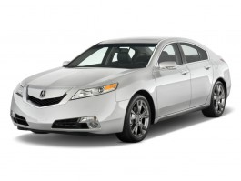 2010 Acura TL 4-door Sedan Man SH-AWD Tech HPT Angular Front Exterior View