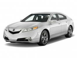 2010 Acura TL 4-door Sedan Man SH-AWD Tech HPT Angular Front Exterior View