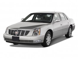 2010 Cadillac DTS 4-door Sedan w/1SA Angular Front Exterior View