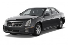 2010 Cadillac STS 4-door Sedan V6 RWD w/1SA Angular Front Exterior View