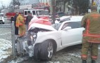 Driver Splits 2010 Camaro SS in Half and Walks Away