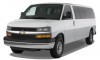 2010 Chevrolet Express Passenger RWD 3500 155" LS Angular Front Exterior View