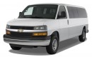 2010 Chevrolet Express Passenger RWD 3500 155" LS Angular Front Exterior View